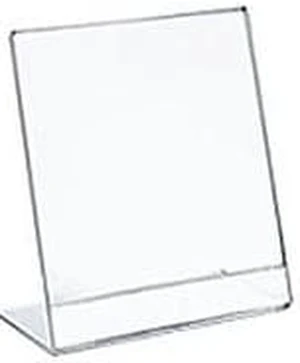 Azar Displays Vert L Shaped Acrylic Sign 10/Pack 112739 Azar Displays Vert L Shaped Acrylic Sign 10/Pack 112739