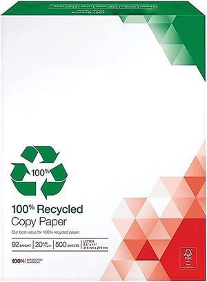 MyOfficeInnovations 100% Recycled Copy Paper 8 1/2" x 11" Ream 620016 MyOfficeInnovations 100% Recycled Copy Paper 8 1/2" x 11" Ream 620016