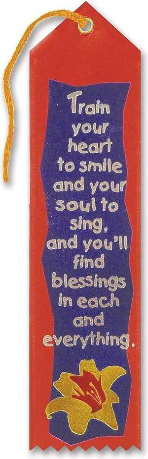 Train Your Heart To Smile Ribbon
