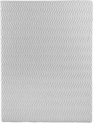 JAM Paper Corrugated Two-Pocket Fluted Folders White 88506D