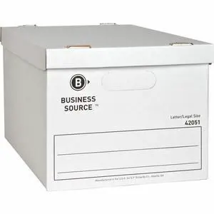 Business Source 42051 Storage Box - File 350.00 lbs. Legal, Letter Business Source 42051 Storage Box - File 350.00 lbs. Legal, Letter