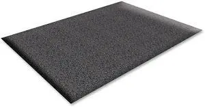 Genuine Joe Anti-Fatigue Floor Mat Thick Vinyl 3'x10' Black 70371 Genuine Joe Anti-Fatigue Floor Mat Thick Vinyl 3'x10' Black 70371
