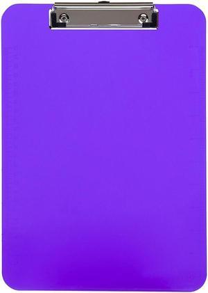 JAM Paper Standard Plastic Clipboard Purple 340926881