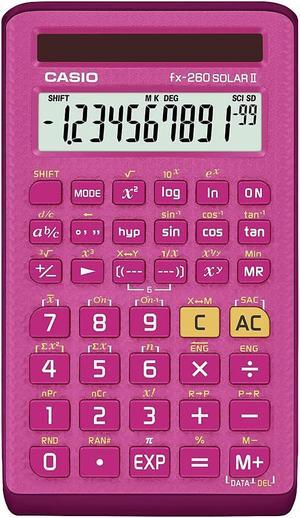 Casio FX260SLRS Pink Solar Scientific FX260SLRIIPK