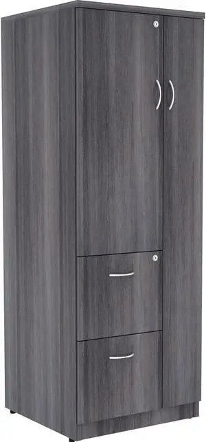 Lorell Storage Cabinet Tall Compartment 23-5/8"x23-5/8"x65-5/8" CCL 69659