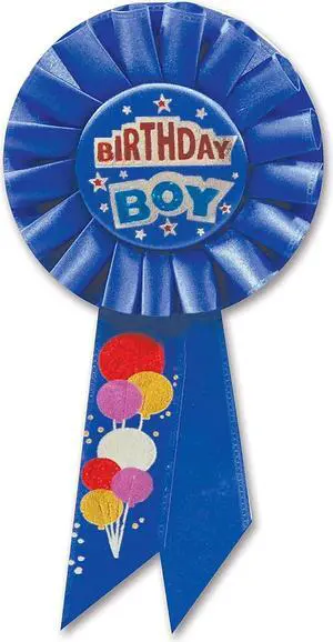 Birthday Boy Rosette