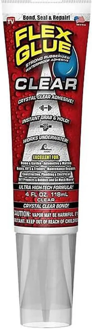 Flex Seal Flex Glue 4 oz. Clear (GFSCLRR04)
