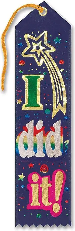I Did It! Award Ribbon