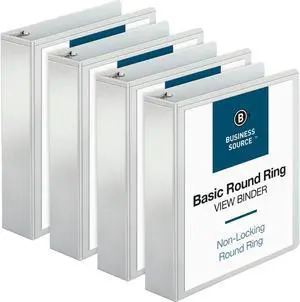 Business Source Reference Binder 11"x17" 1" White 45100