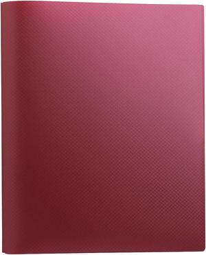 Staples 2-Pocket Presentation Folder Burgundy (21611-CC/20649) 654256