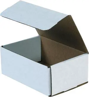 Box Partners Corrugated Mailers 9" x 6" x 4" White 50/Bundle MLR964