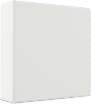 Staples 3" Simply View Binder with Round Rings White 6/Pack 23743/21691