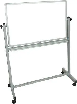 UNIVERSAL Dry-Erase Board Melamine 24 x 18 Satin-Finished Aluminum Frame 43622