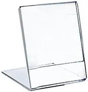 Azar Displays Vertical L-Shape Sign Holder 10/Pack 112758
