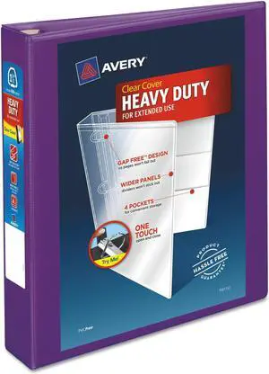 Avery Corner Lock Document Sleeves Letter Polypropylene Assorted 6/Pack 72262