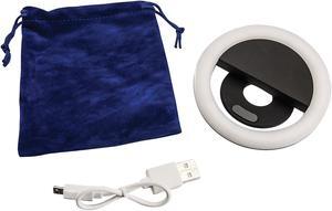 Arkon Rechargeable LED Selfie Clip-on Ring Light ARKSPLEDRING