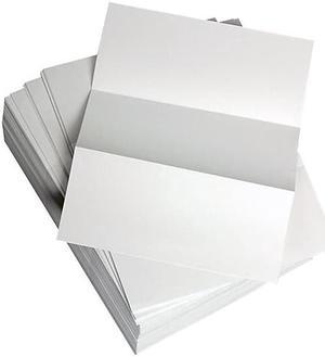 9-1/2 x 11 Carbonless 2-Ply White/White Computer Paper with Left & Right  Perforations (1700 Sheets per Case) 