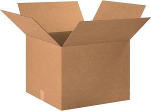 Box Partners Corrugated Boxes 20" x 20" x 15" Kraft 12/Bundle 202015RP12