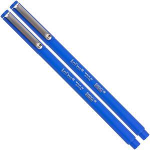 Jam Paper Calligraphy Pens, 2.0 mm, Blue, 2/Pack