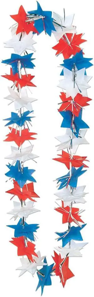 Patriotic Star Party Lei