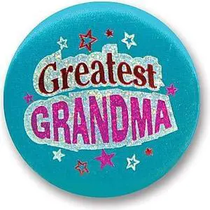 Greatest Grandma Satin Button