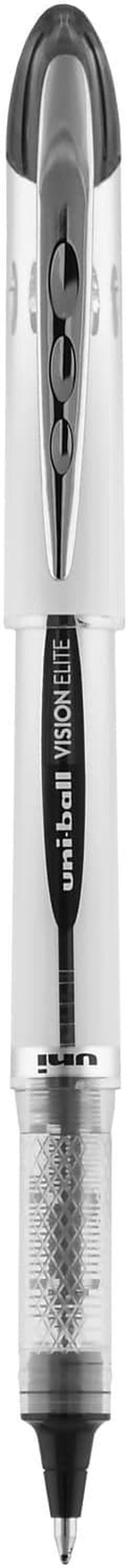 uni-ball 61231 VISION ELITE Stick Roller Ball Pen, Black Ink, 0.8mm