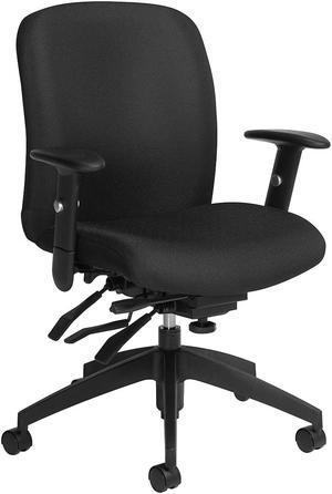 Global Truform TS Fabric Big & Tall Office Chair Ebony (TS54513SCBKJN02)
