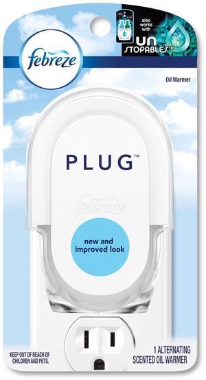 Febreze PLUG Air Freshener Warmer 2.5" x 3" x 4" Off White 76985EA