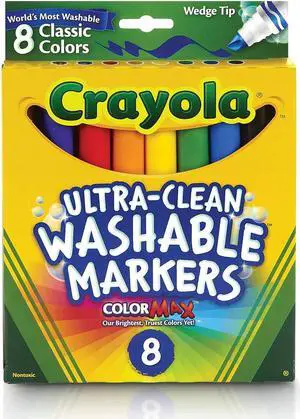Crayola Ultra-Clean Washable Markers Wedge Tip 58-7208