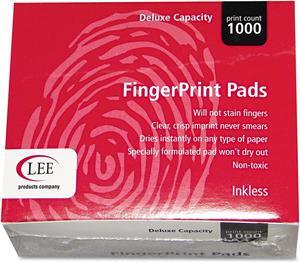 Inkless Fingerprint Pad 2.25" x 175" Black 12/Pack 03127