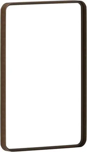 Flash Furniture Janinne Decorative Wall Mirror 20" x 30" Brushed Bronze (HFMHDGDI312315)