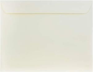 JAM Paper 10 x 13 Booklet Strathmore Envelopes Natural White Wove 900797158C