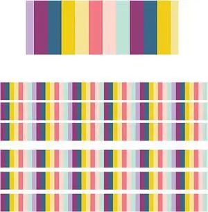 Teacher Created Resources Oh Happy Day Straight Border 3" x 210' Stripes (TCR9088-6)