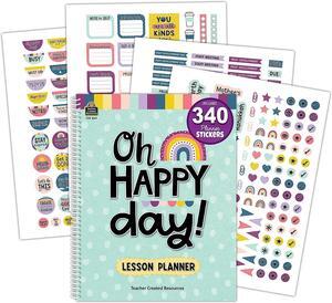 Teacher Created Resources Oh Happy Day Lesson Planner (TCR8321)