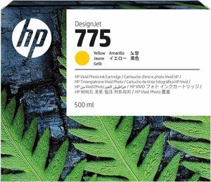HP 775 Original Ink Cartridge for Select DesignJet Printers Yellow 1XB19A