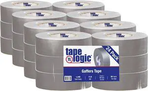 Tape Logic 2" x 60 yds. x 11 mil Gaffers Tape Gray 24/Carton T98718GR
