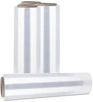 UNIVERSAL Handwrap Stretch Film 12" x 1500 ft Roll 20mic (80-Gauge) 4/Carton 121580