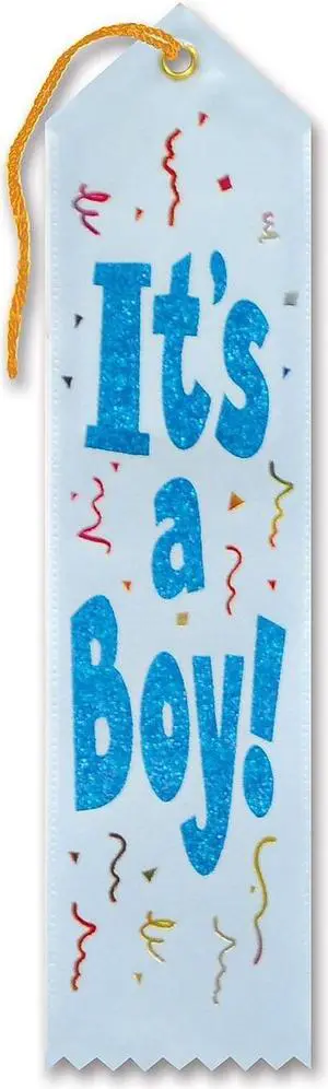 It's A Boy! Award Ribbon