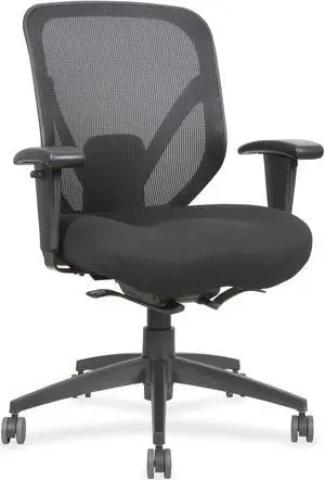 Mid Back Chair, 28-1/8"x22-7/8"x41-3/4", Black