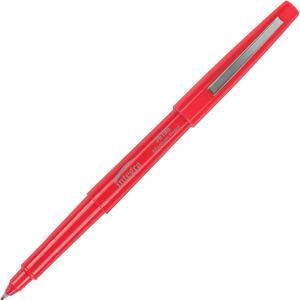 Integra Resin Tip Pen Med Pt Red Barrel/RD Ink 36198