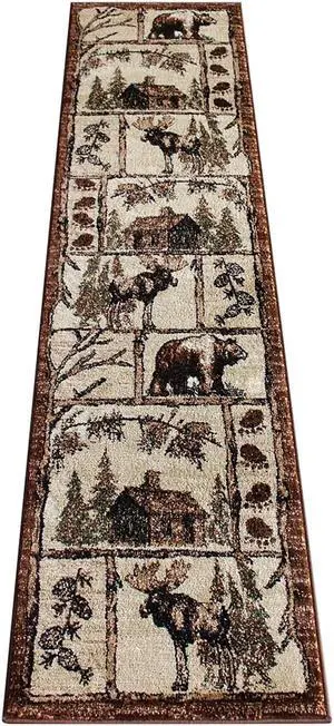 Flash Furniture Vale Collection Olefin/Jute 86.4" x 26.4" Rectangular Machine Made Rug Brown (ACDRGPQ1F27BN) Flash Furniture Vale Collection Olefin/Jute 86.4" x 26.4" Rectangular Machine Made Rug Brown (ACDRGPQ1F27BN)