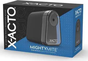 X-ACTO Mighty Mite Electric Pencil Sharpener Black/Silver (19501/19501X)