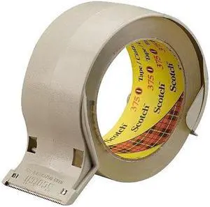 3M Scotch 2" Economy Hand Held Box Sealing Tape Dispenser Gray (TD3MH320)