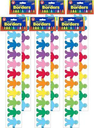 Hygloss Rainbow Kids Mighty Brights Border 36 Feet Per Pack 6 Packs (HYG33606-6) Hygloss Rainbow Kids Mighty Brights Border 36 Feet Per Pack 6 Packs (HYG33606-6)