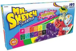 Sanford - 1924063 - Washable Markers, Chisel, Assorted Colors, 192/Set