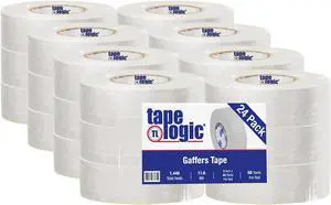 Tape Logic 2" x 60 yds. x 11 mil Gaffers Tape White 24/Carton T98718W