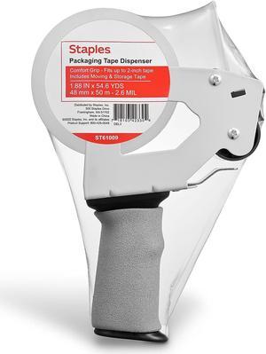 Staples Roll-On Permanent Glue Tape 1/3 x 393 2/Pack (14993