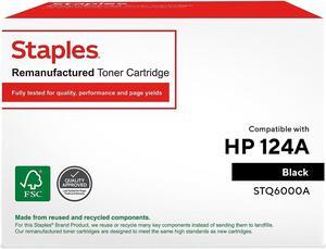 Staples ufactured Toner Cartridge Replacement for HP 124A (Black) 791416