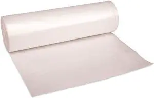 Boardwalk High Density Industrial Can Liners Coreless Rolls 45 gal 13 microns 40 x 48 Natural 10 Rolls of 25 Bags RH4048H