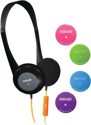 Maxell Action Kids On-Ear Headphones with Microphone Multicolor (MXL195004)